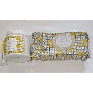 New Beekman 1802 Almond Honey Cookie Goat Milk Whipped Body Cream Cleansing Wipe